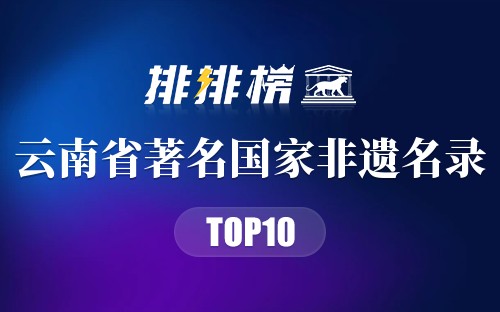 云南省十大著名国家非遗名录