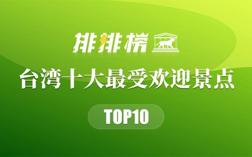 台湾十大最受欢迎景点