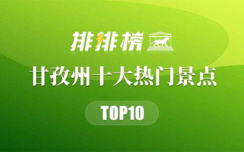 2023年甘孜州十大热门景点