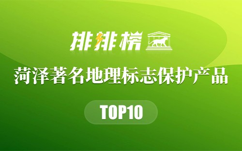 菏泽著名地理标志保护产品