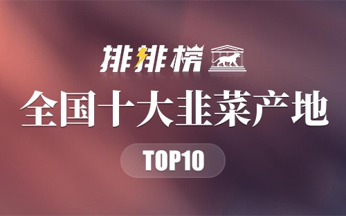 全国十大韭菜产地