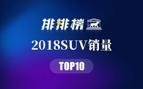 2018SUV销量