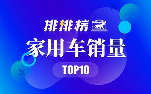 2019年家用车销量