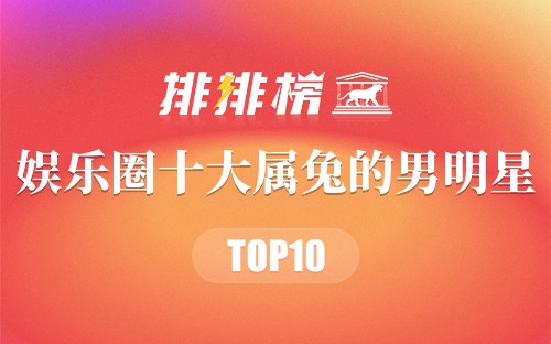 娱乐圈十大属兔的男明星