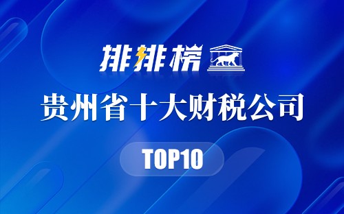 贵州省十大财税公司