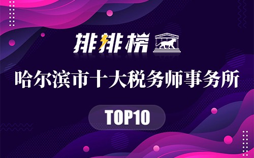 哈尔滨市十大税务师事务所排行榜