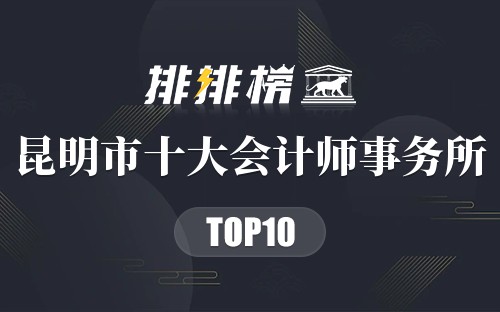 昆明市十大会计师事务所排行榜